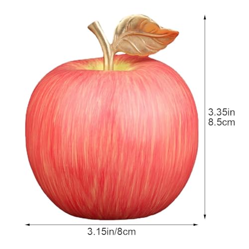 Decoración de escritorio sin mantenimiento usando manzanas artificiales de diseño 3