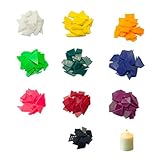 12 Stück Kerzenwachs Farbe, Farbstoff Wachsfarbe Kerzenfarben Farbstoff Wachsfarbe für Kerzen Candle Dye Kerzenfärbemittel Kerzen Farbe für Gelwachs, Bienenwachs, Paraffinwachs,Kerzenwachs