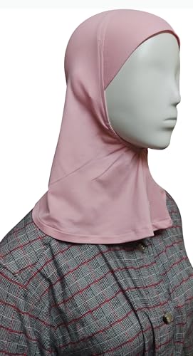 Image of TCP Women's Ninja Beige Jersey Cap, under scarf Neck Covering Hijab Tube cap Age 16+ years