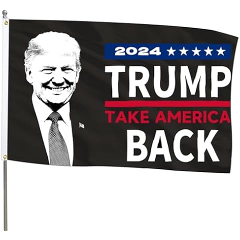 Trump 2024 Flag 3x5 Feet Indoor Outdoor Decoration Banner trump 2024 Flags Double Sided Heavy Duty Banner Cover