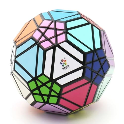 Image of YuXin 20-Axis Soccer Cube Megaminx | Icosidodecahedron Shape Mod | Professional 32-Sided Football Puzzle, Smooth Multi-Layer Turning, 90mm Large Collector's Brain Teaser Puzzle