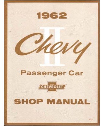1962 CHEVROLET CHEVY II Shop Service Repair Manual Book