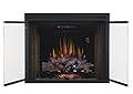 ClassicFlame 39EB500GRS 39" Traditional Built-in Electric Fireplace Insert with Glass Door and Mesh Screen, Dual Voltage Option