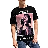 Grace Theme Jones Shirt Men's 3D Printing T-Shirt Summer Round Neck Short Sleeve Funny Rock Band Graphic Tee