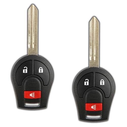 2x KeylessOption Key Fob Replacement for 2003 2004 2005 2006