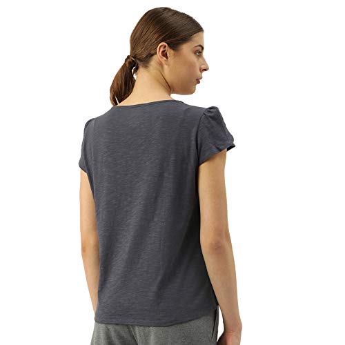 Image of Enamor Women's Solid Relaxed Fit T-Shirt