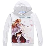 GO2COSY Anime Sword Art Online Cosplay Kirigaya Kirito Asuna Jacket Sweatshirt Fleeces Costume Hoodie