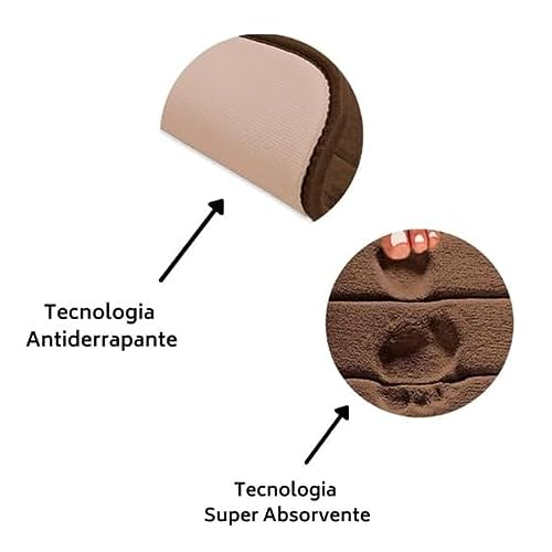 Tapetes De Banheiro Super Soft 60x40 Antiderrapante (Azul)