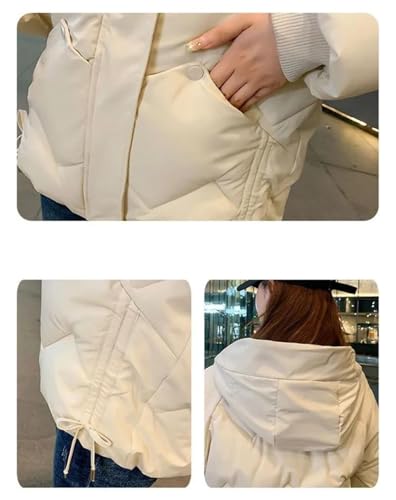 Chic Winter Essential: Women's Cozy Down Cotton-Padded Jacket in Versatile X-Large Size - Image 3