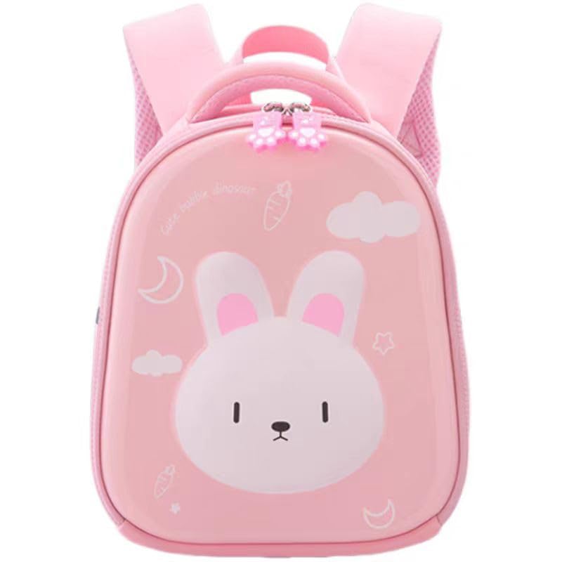 tinybliss Kids Nylon Polyester Little Pink Rabbit Backpack – Cute and Durable Bag with Adorable Rabbit Design for Toddlers and Preschoolers, Perfect for Daycare, Travel, and Outdoor Adventures-picture-37
