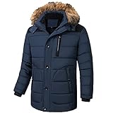 Incroyablement doux NP Hommes Parkas Winter épais jaquette Parkas Coat Hommes Collier d\'automne