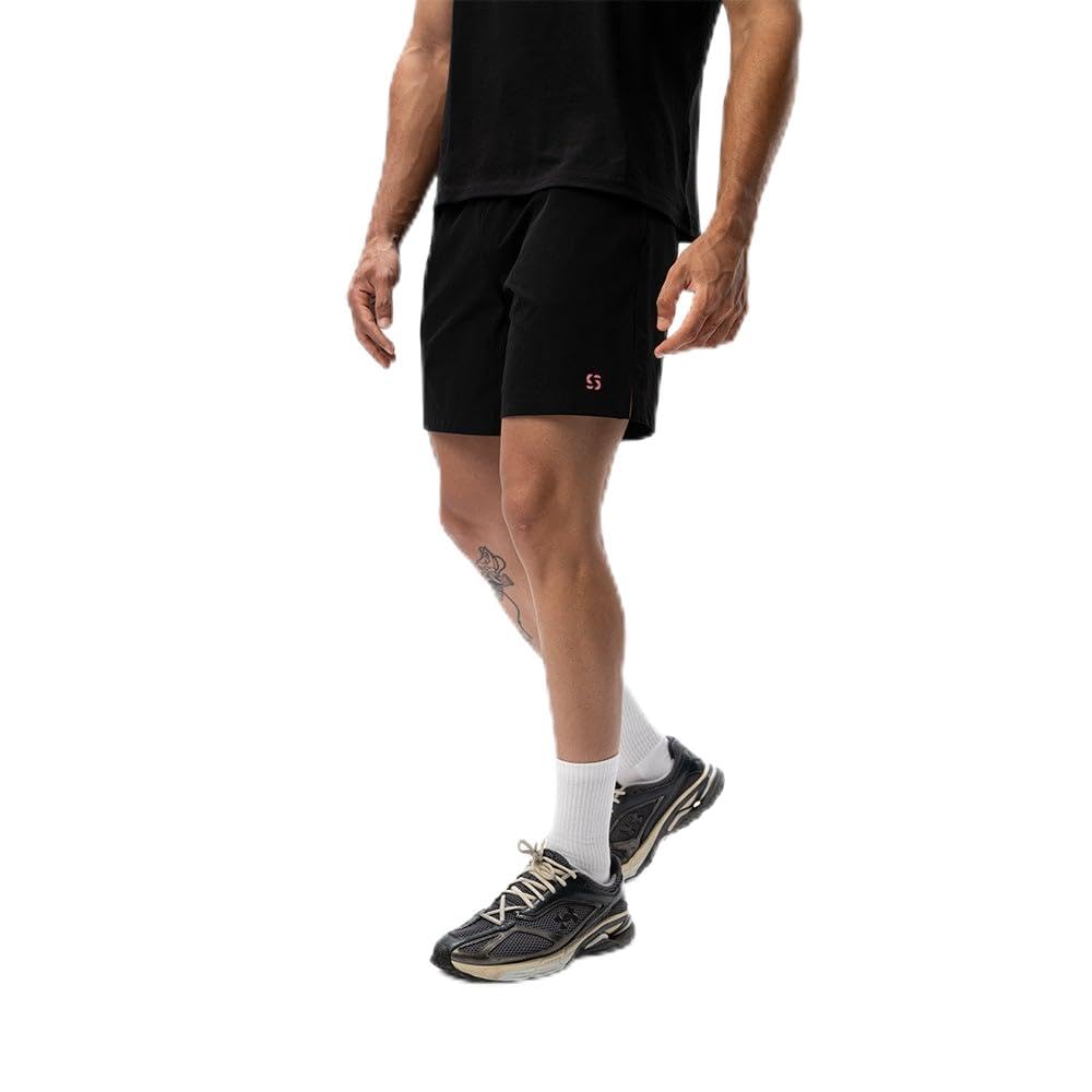 sweat supply Mens 7inch Training Shorts | Lightweight Gym & Workout Shorts with YKK Zipper Pocket | Breathable, Quick-Dry Stretch Fabric-picture-33