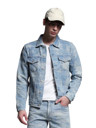 Image of JACK & JONES Men's Cotton Blend Standard Length A-Line Coat