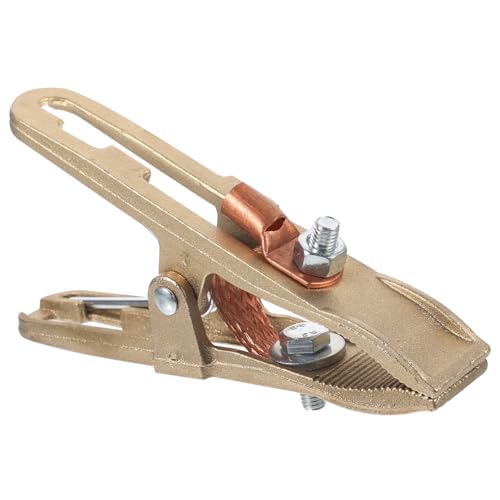 NUOBESTY Schweißerdungsklemme 500A Reinem Kupfer Heavy Duty Langlebig Elektrische Erdungsklemme Geeignet für Automobilherstellung und Hochleistungsgeräte