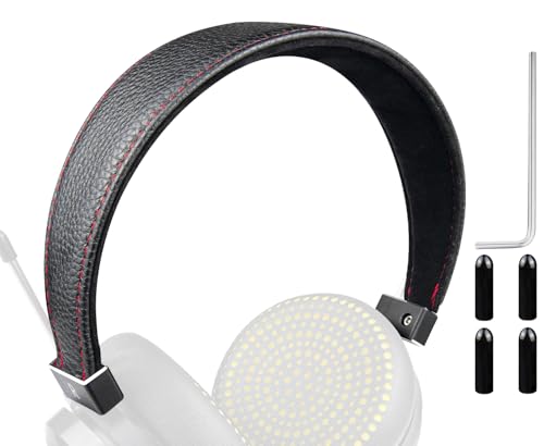 SOULWIT Diadema para audífonos Grado SR60e SR60i SR80e SR80i SR125e SR225e SR325e SR325i RS GH1/2/3/4 Alessandro MS-1/2 PS GS, repuesto para reparación de banda, negro miniatura 1