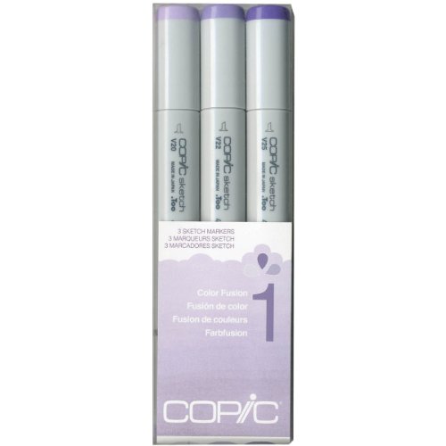 Copic Marker Sketch Color Fusion Markers, CSCF 1, 3-Pack