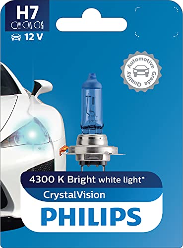Image of Philips H7 12972 Diamond Vision Headlight Bulb (12V, 55W)