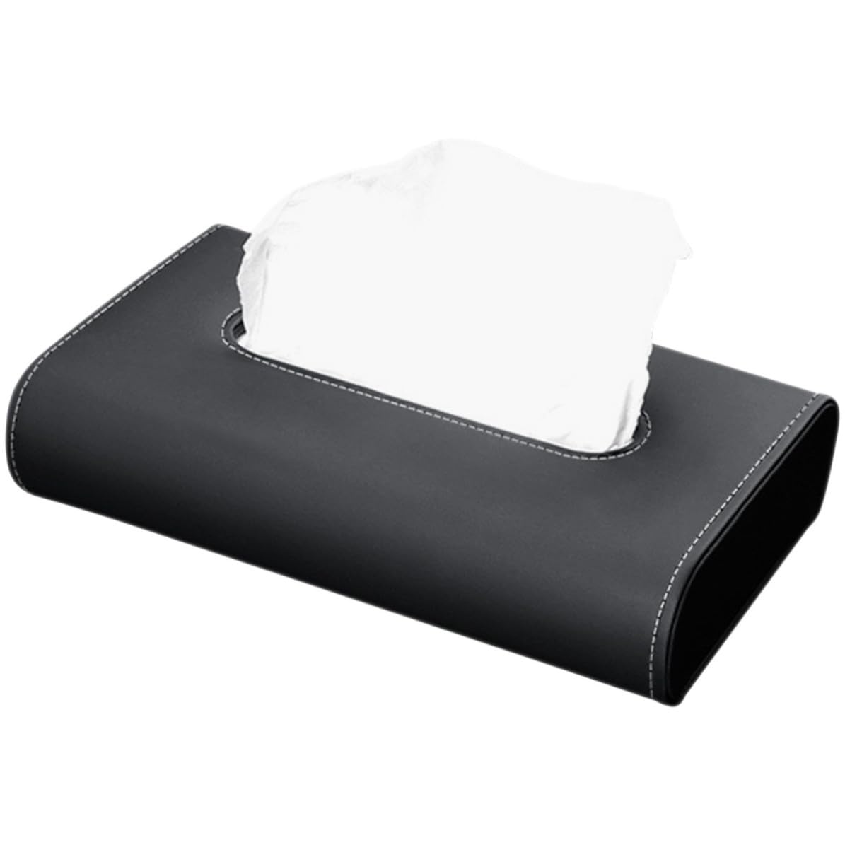 Boîte à mouchoirs voiture noire Alasum, distributeur papier et rangement intérieur