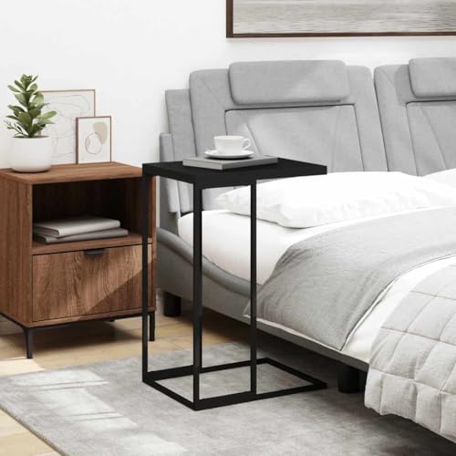 Table d'appoint noire design C stable pour petits espaces et salons - 4