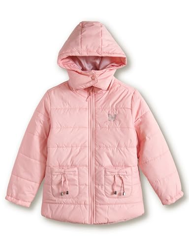 Image of Amazon Brand - Symbol Girls Girls Quilted Winter Jacket with Detachable Hood | Age 2-12 Years