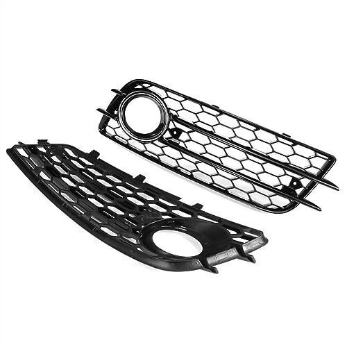 Grille de phare antibrouillard cassée sur A4 B8 S-Line ? Kit calandre noire 2 pièces - 4