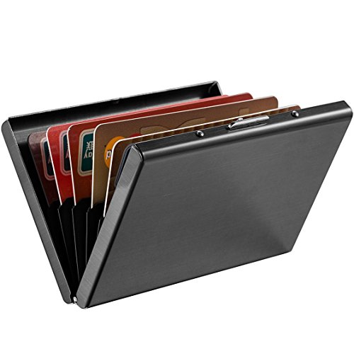 Stealodeal Metal Unisex Business Card Holders(black)