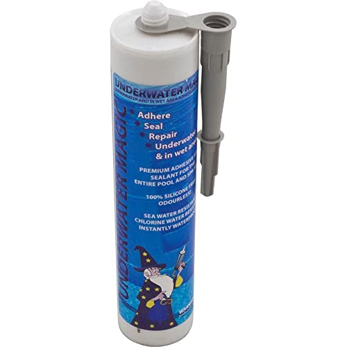 Underwater Magic Underwater Mgc Sealant, 290ml/9.8oz Tube, 12ct, Gray UWM-04C