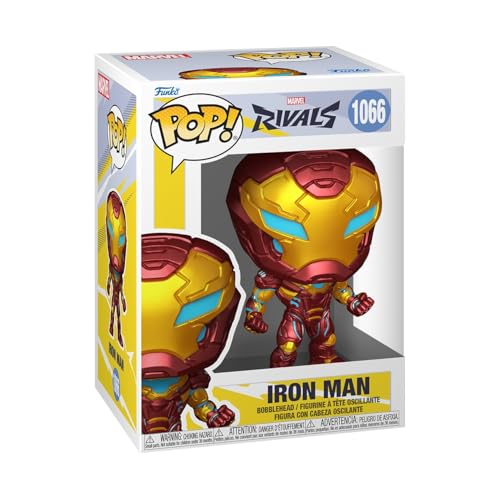 Funko Pop! Games: Marvel Rivals - Iron Man - Marvel - Collectable Vinyl Figure - Gift Idea - Official Merchandise - Toys for Kids & Adults - Superheroes Fans - Model Figure for Collectors
