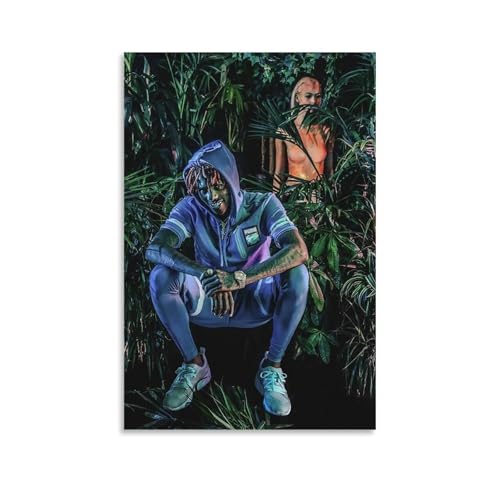 IKJIkkncf Famous Dex Hip Hop Poster décoratif sur toile, art mural, pour salon, chambre à coucher, impression d'image moderne, décoration de salle familiale, 30 x 45 cm