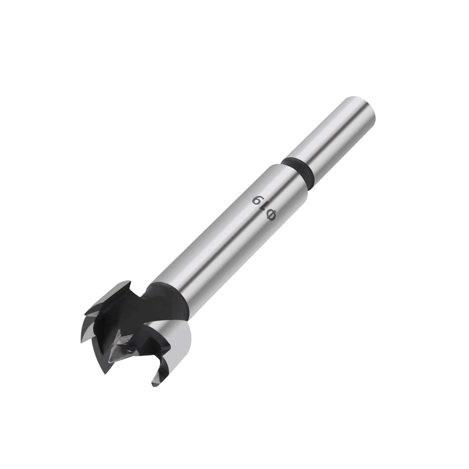Vearter 19mm Forstner Drill Bit, High Carbon Steel Multi-Tooth Woodworking Tools with Round Shank, Hinge Boring Hole Cutter for Solid Wood, MDF, Plastic, Particleboard, Plywood — image 1