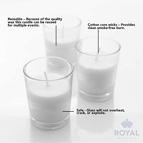 20 Pack Warm White Unscented Clear Glass Filled Votive Candles. Hand Poured Wax Candle Ideal Gifts For Aromatherapy Spa Weddings Birthdays Holidays Party (Warm White) #TOP1