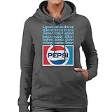 Alta calidad, producto Pepsi. Pepsi Lip Smackin Thirst Quenchin Women\'s Hooded Sweatshirt