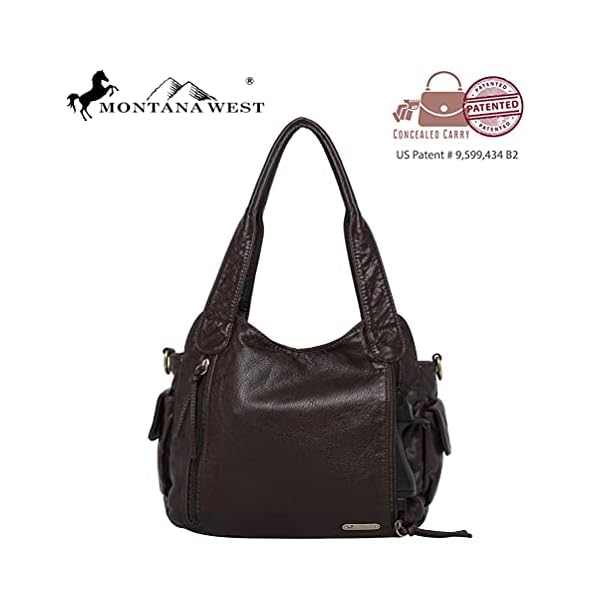 Montana-West-Shoulder-Bag-Concealed-Carry-Purses-and-Handbags-For-Women-Leather-Crossbody-Bags Montana West Washed Leather Shoulder Bag Coffee MBB-MWC-019CF