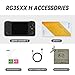RG35XX H, Anbernic Retro Handheld Gaming Console with 64GTF Card, Dual Joystick Design 3.5-inch HD Screen Lasts up to 8 Hours High-Capacity Battery for Better Experience (64G Jet)