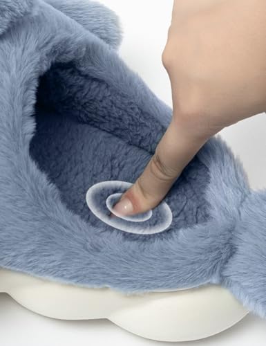 Plush Home Slippers for Men Women Cartoon Fish Animal Cotton Slippers, Winter Indoor Warm Soft and Comfortable Thick-soled Shoes3