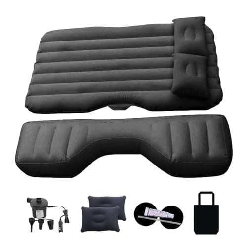 KERALI Cama inflable para coche, colchón inflable para asientos traseros de coche, cama de aire de camping a prueba de fugas, colchón de asiento trasero para dormir en coche, colchón inflable de viaje