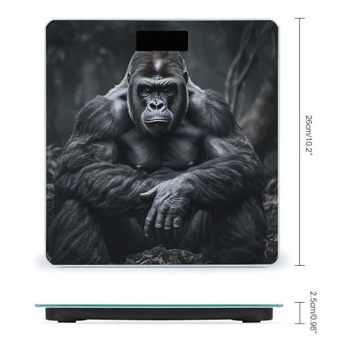 Báscula Digital Gorilla on The Ground para Baño miniatura 2