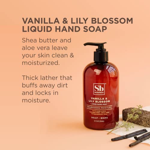 Soapbox SBS06795-3 Liquid Hand Soap, Vanilla & Lily Blossom thumb #2