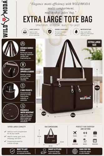 WILD MODA Store WILD MODA WOMANIA Brown Shoulder Bag for Women - Image 7