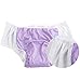 Incontinencia de pantalones para mujeres y hombres, pañales reutilizables para adultos, impermeables,...