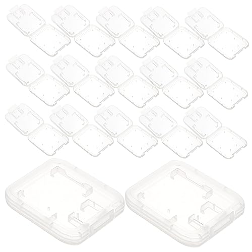 CAXUSD 24pcs Memory Card Holder Case Lightweight Organizer for Cards Design for Easy Storage and Travel