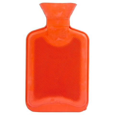Bodico Cozy Hot Water Rubber Bottle - 0.7L, Red-Perfect for Winter Season, Heating Pad to Relieve Pain for Muscles, Stress and Cramps Cover