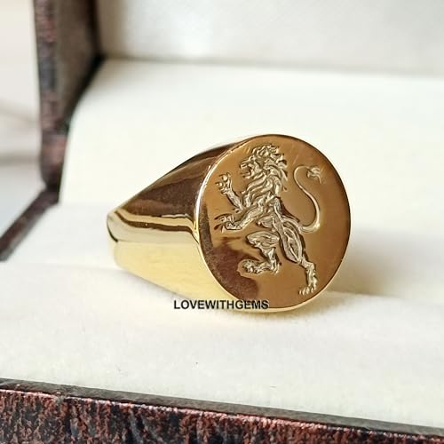 Encuentra la mejor selección de Anillos sellos hombres - los mas comprados. 3 Imagen adicional