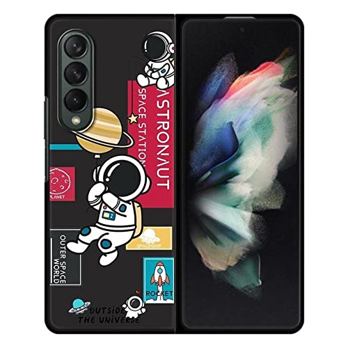 Coque Samsung Z Fold4 cadeau astronaute amusant rigide