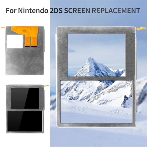 Image of for Nintendo 2DS Screen Replacement for Nintendo 2DS LCD Screen Repair Kit for Nintendo 2DS Display Replacement Black (Without Touch Digitizer)