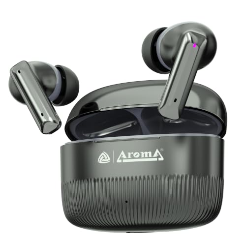 Image of AROMA TWS30 Upto 50Hr Playtime*, Dual Paring, BT V5.3, Fast Charging, Heavy Bass Bluetooth
