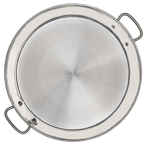 Garcima SSFB-14 Stainless Steel 14-Inch Flat Bottom Paella Pan thumb #1