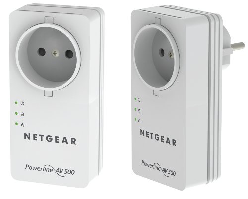 Preisvergleich Produktbild NETGEAR Powerline 500 PassThru 1-Port-Adapter (DE)