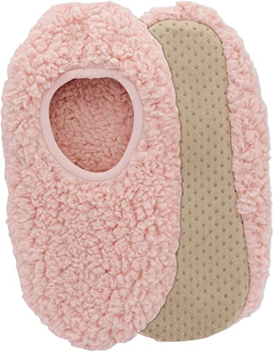 K. Bell Womens Soft and Dreamy Sherpa Slippers, ML, Pink