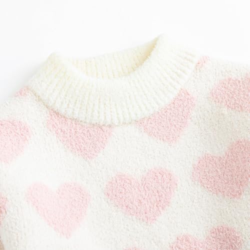 Image of Curipeer Girls Pullover Sweaters, Lace-up Long Sleeve Crewneck | Soft Warm Classic Cable Knit, Winter Fall Spring Daily Wear, Little Kids Tween Girl